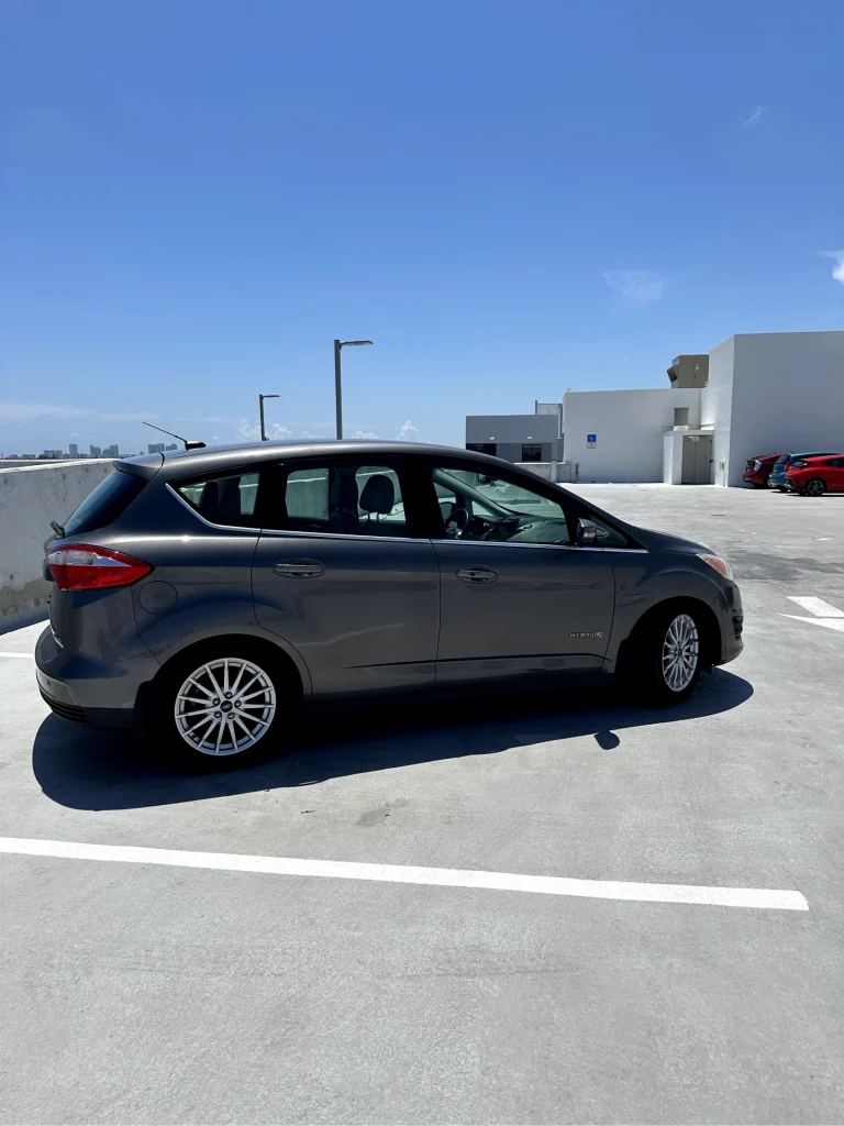 ford hybrid, rent a car, rent a car in miami, rent for hybrid c-max sel, ford hybrid c-max gray