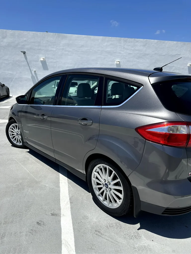 ford hybrid, rent a car, rent a car in miami, rent for hybrid c-max sel, ford hybrid c-max gray