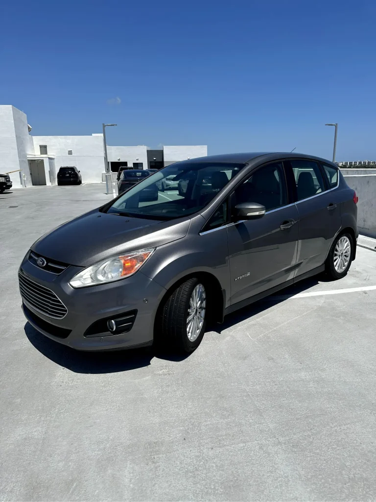 ford hybrid, rent a car, rent a car in miami, rent for hybrid c-max sel, ford hybrid c-max gray